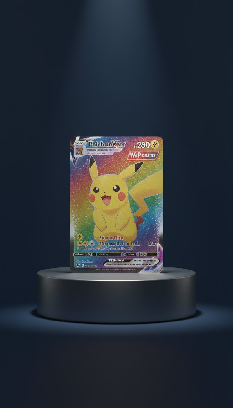 Pikachu VMAX rainbow rare card