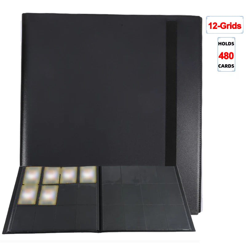 Side-Loading Trading Card Binder (160/360/480 Cards)