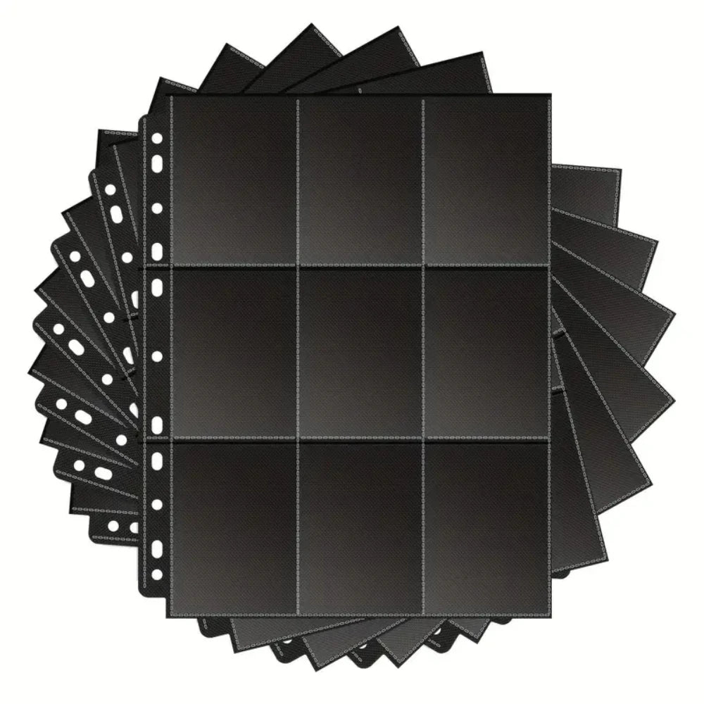 9-Pocket Trading Card Protector Pages (25/50 Pack)