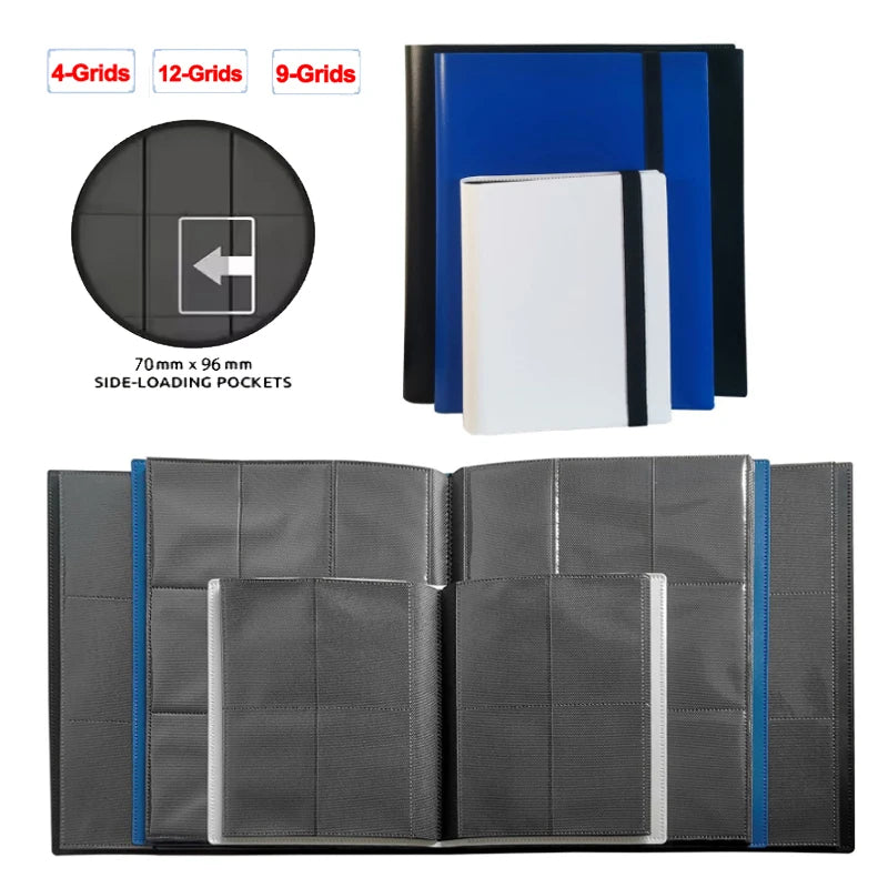 Side-Loading Trading Card Binder (160/360/480 Cards)