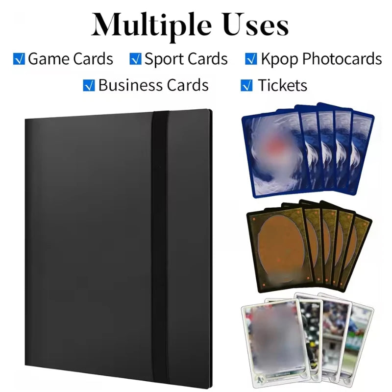 Side-Loading Trading Card Binder (160/360/480 Cards)