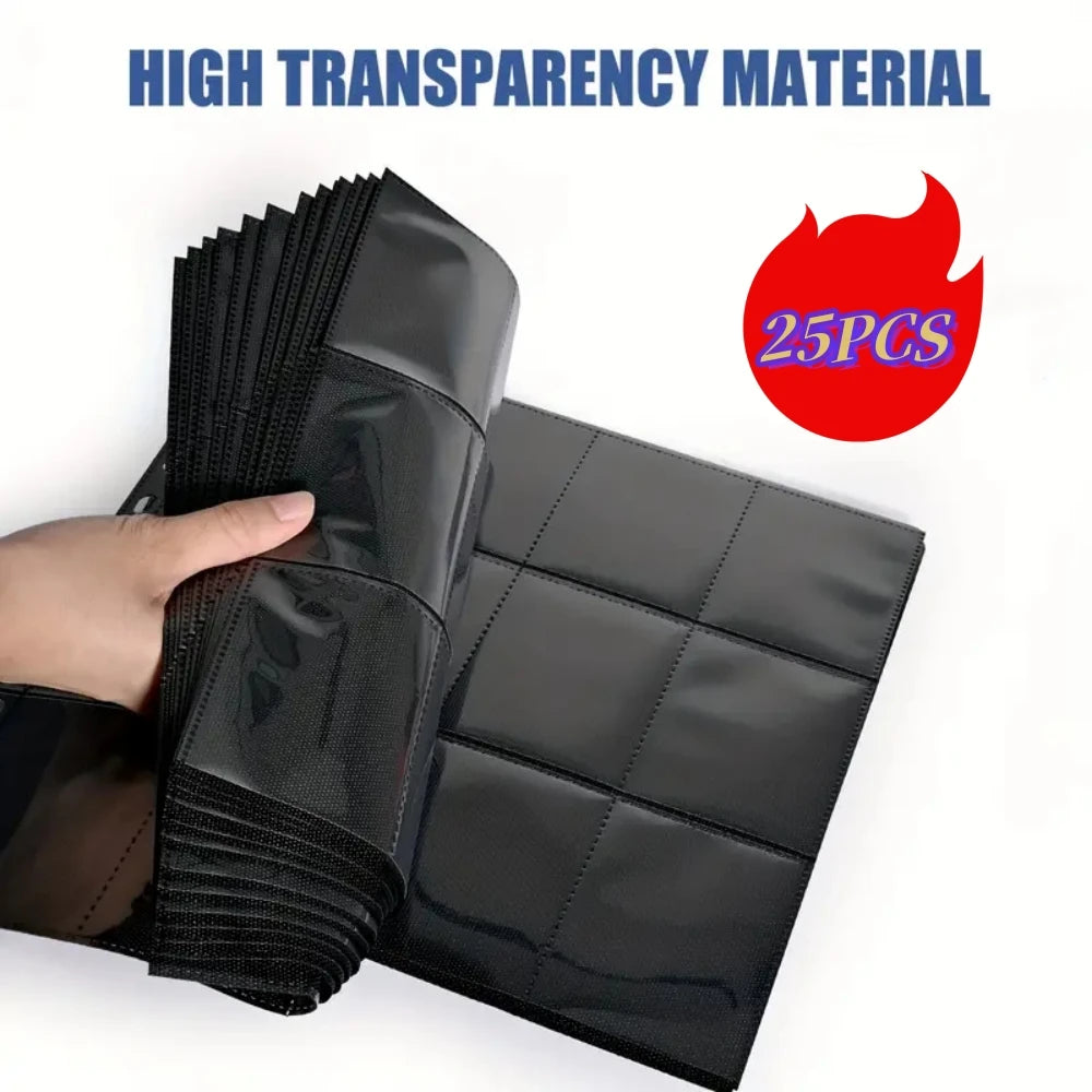 9-Pocket Trading Card Protector Pages (25/50 Pack)