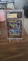 Rayquaza V CGC Pristine 10 Crown Zenith 100/159 Holo in acrylic case