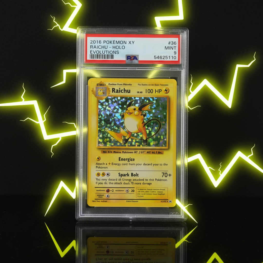 PSA 9 Raichu Holo hero image