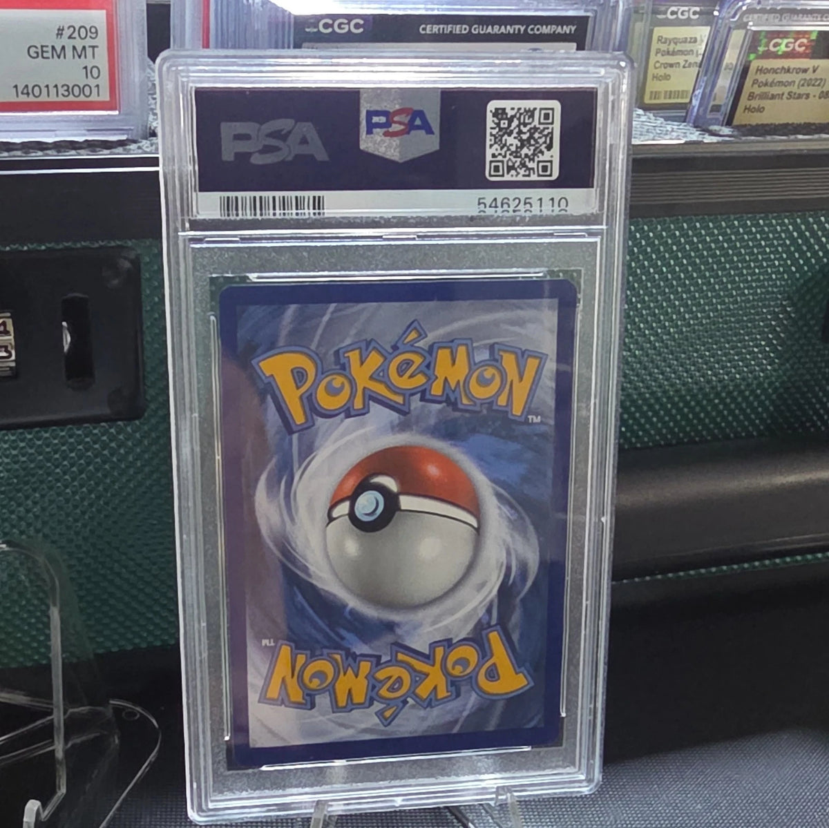 PSA 9 Raichu Holo XY Evolutions back